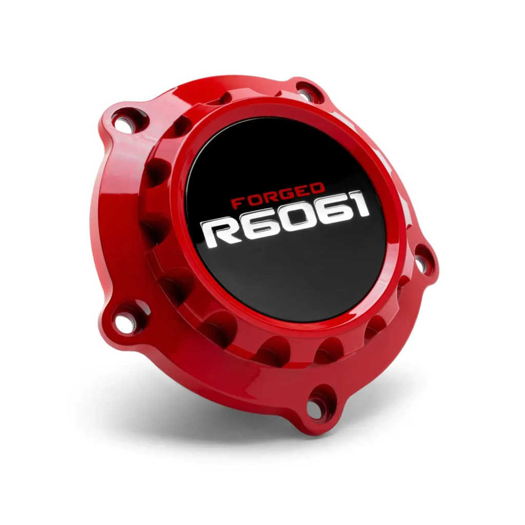 Red Aluminum Billet Cap Forged R6061 Wheels